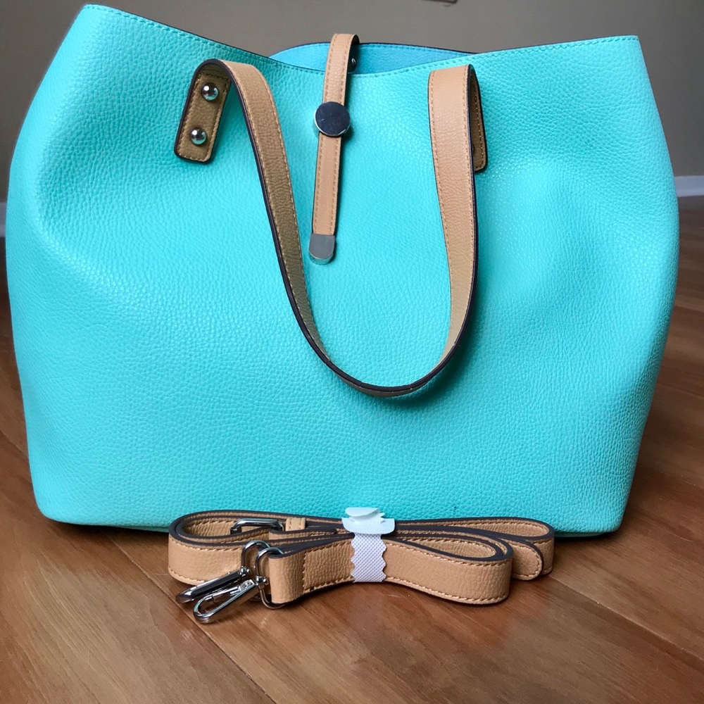 Turquoise 2-in-1 Handbag